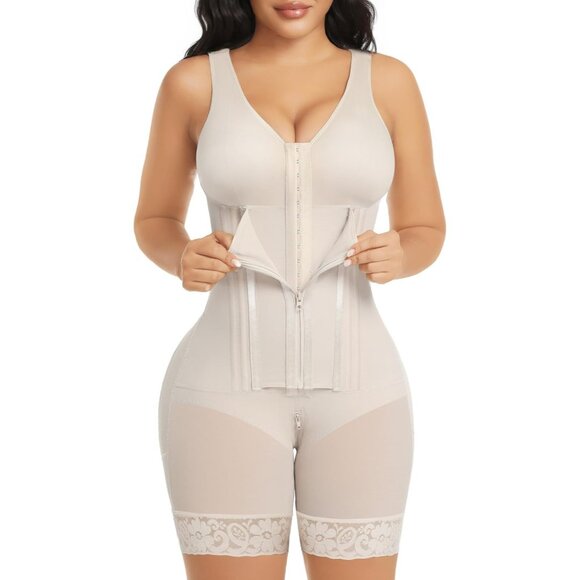 Other - Women's 1-Beige Body Shaper Girdles Surgery Garment Shapewear Tummy Control